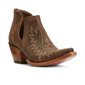ARIAT WOMEN'S DIXON WEATHERED WESTERN BOOTIES - SNIP TOE